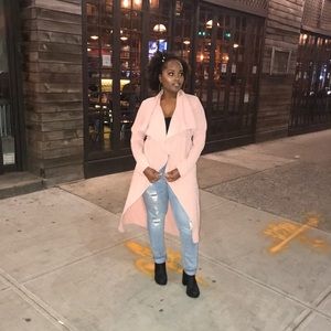 Pink Duster Jacket/Cardigan